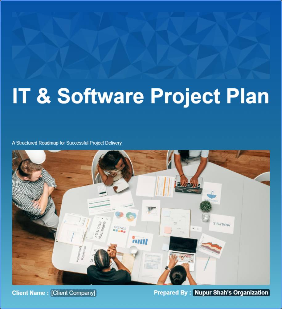 IT & Software Project Plan Template