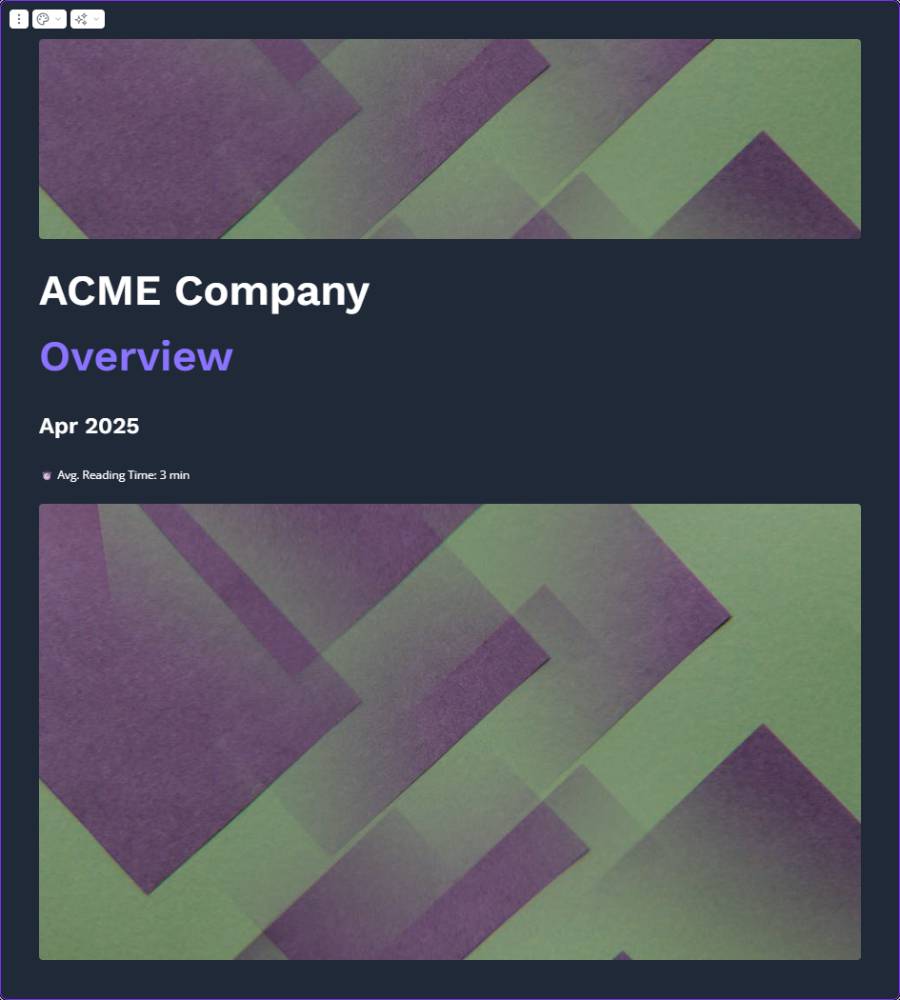 Tri-Fold Corporate Business Brochure Template