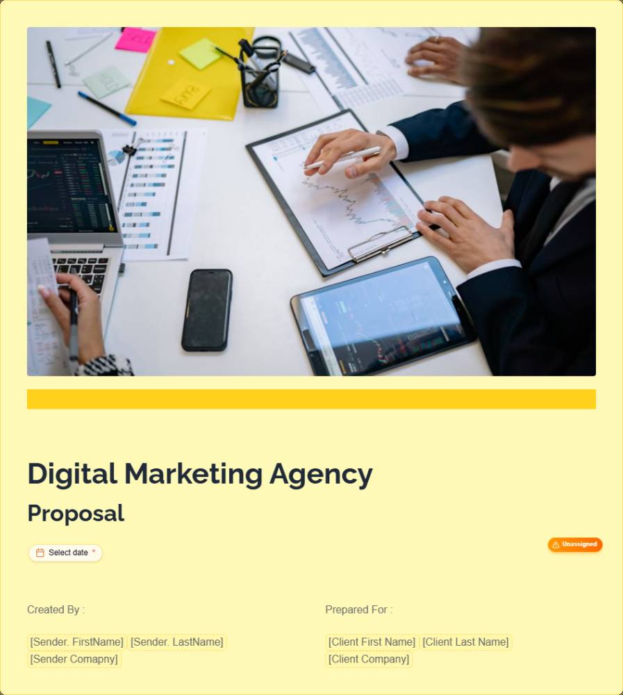 Digital Marketing Agency Proposal Template