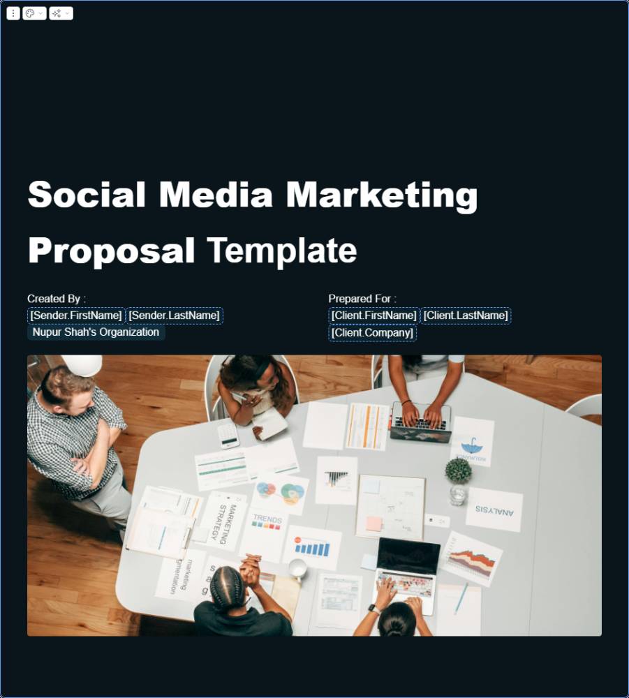 Social Media Marketing Proposal Template