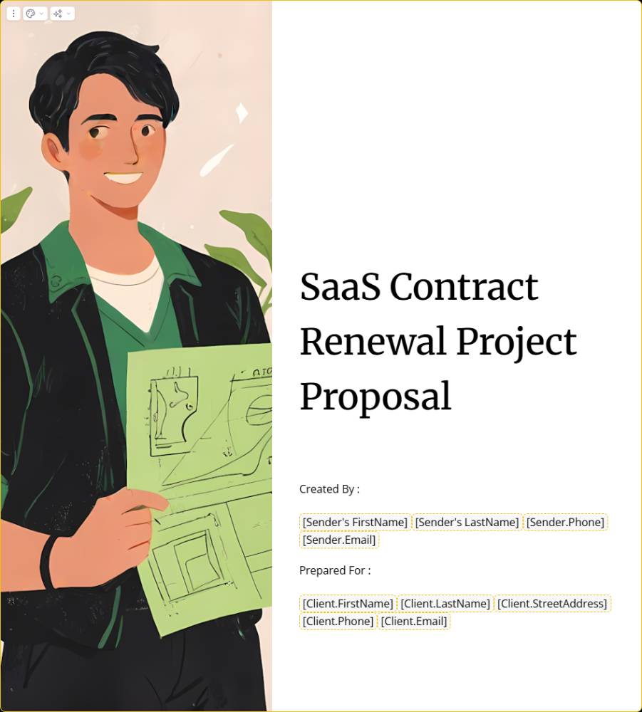 SaaS Contract Renewal Proposal Template