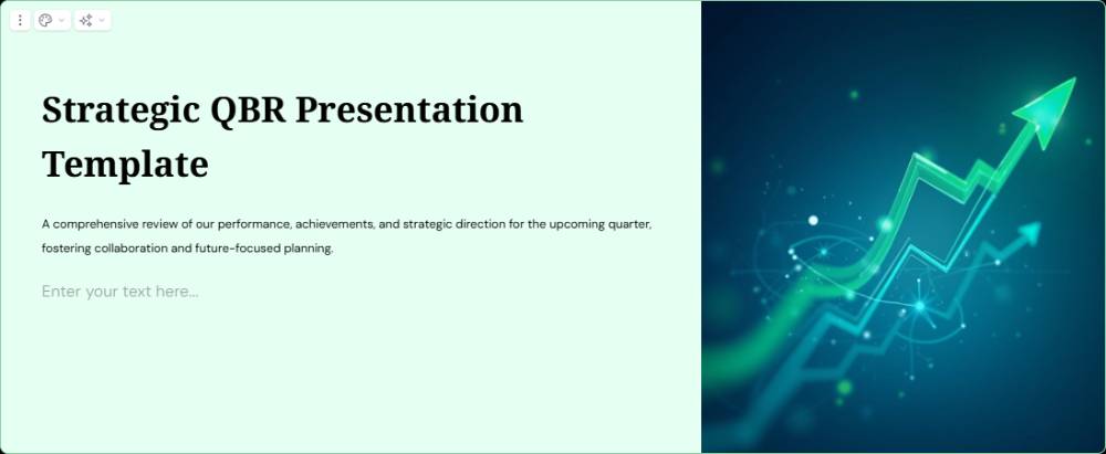 Strategic QBR Presentation Template