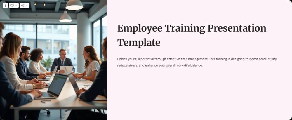 Employee Training Presentation Template