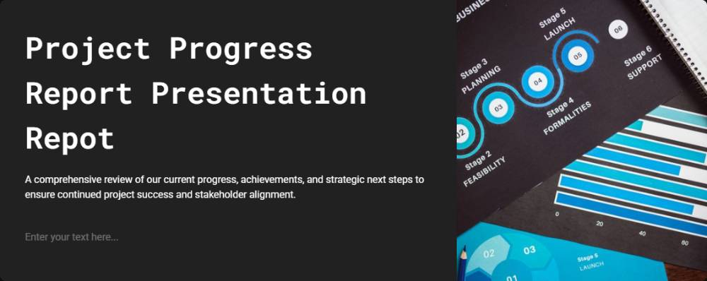Project Progress Report Presentation Template