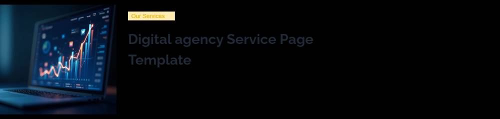 Digital Agency Services Page Template